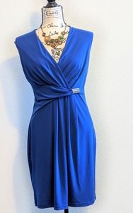 ENFOCUS STUDIO V-Neck, Short Sleeve Wrap Dress